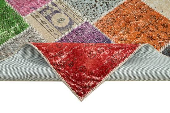 7x10 Multicolor Patchwork Rug - 31608