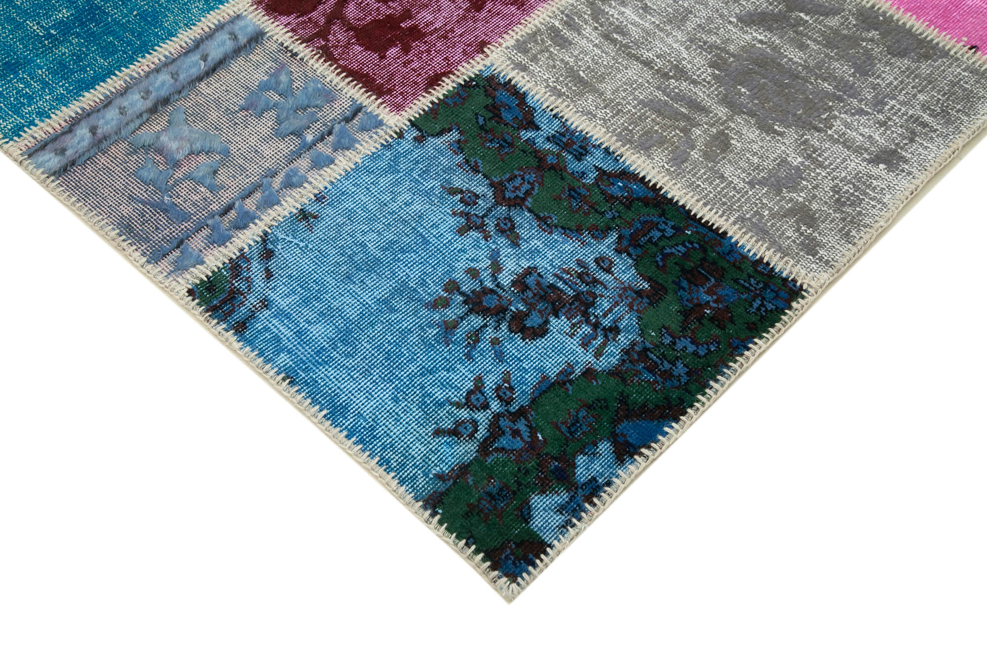 7x10 Multicolor Patchwork Rug - 31615