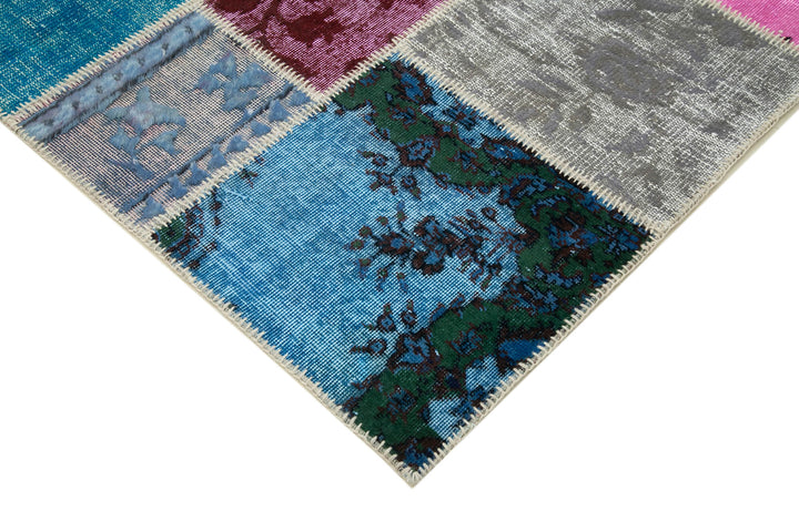 7x10 Multicolor Patchwork Rug - 31615