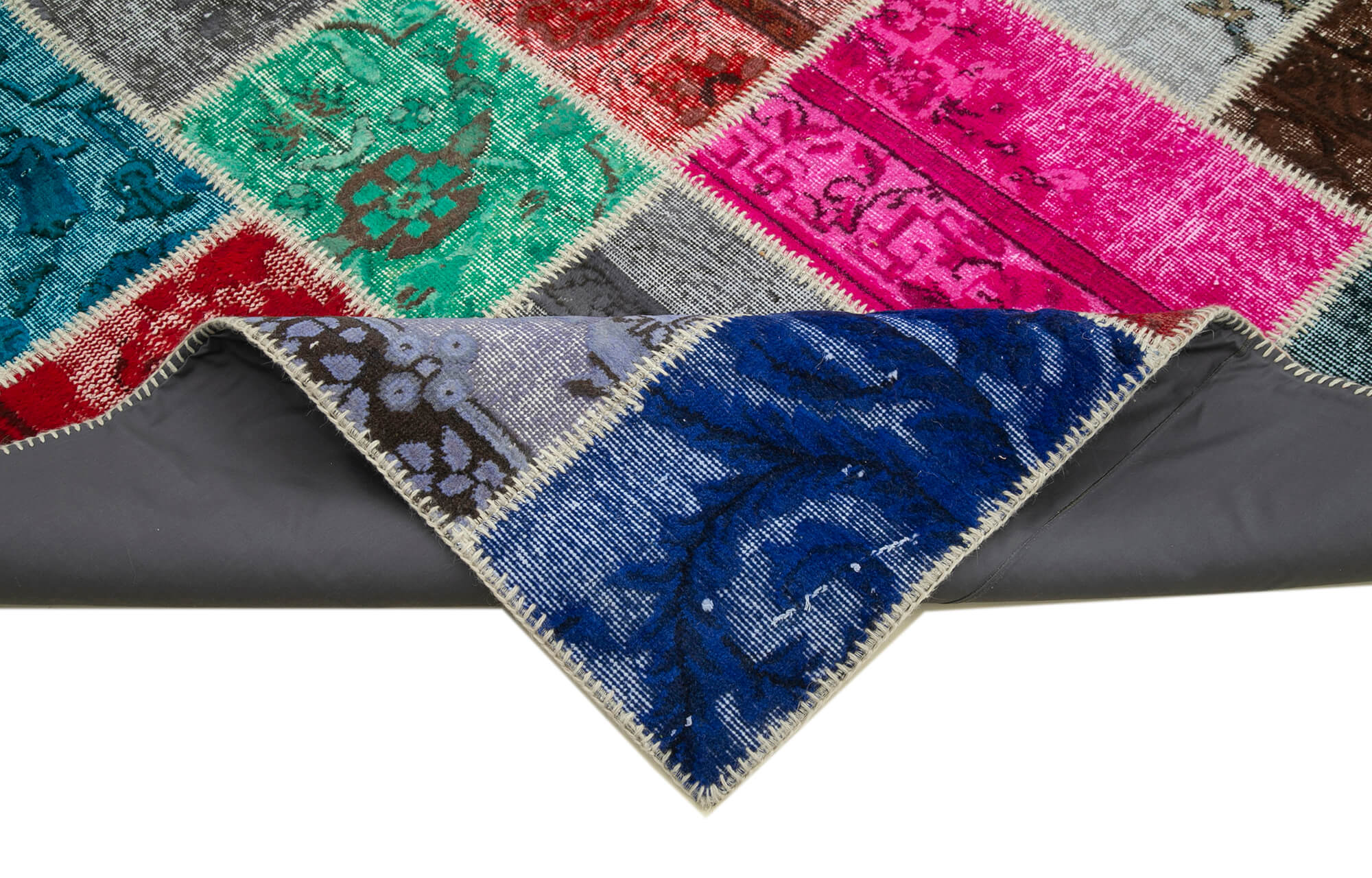 7x10 Multicolor Patchwork Rug - 31615