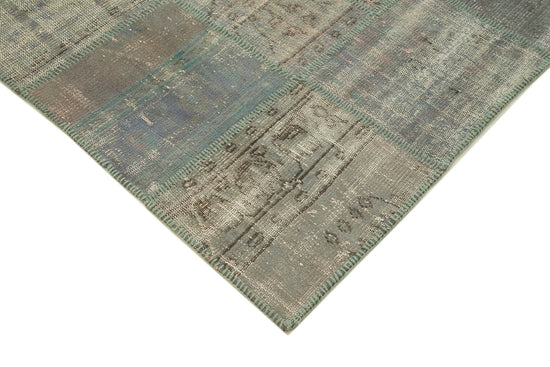 6x10 Grey Patchwork Rug - 31617