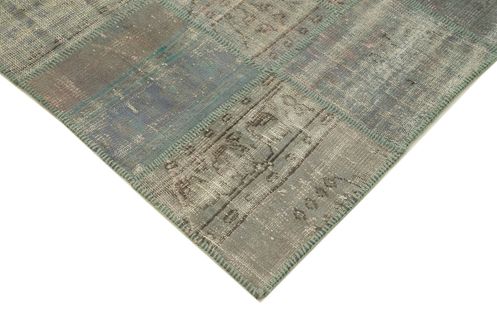 6x10 Grey Patchwork Rug - 31617
