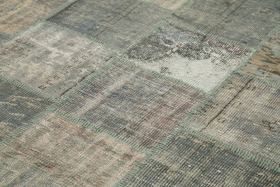 6x10 Grey Patchwork Rug - 31617