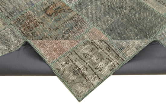 6x10 Grey Patchwork Rug - 31617