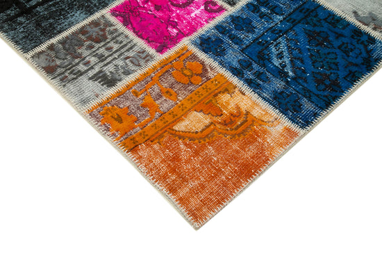 7x10 Multicolor Patchwork Rug - 31620