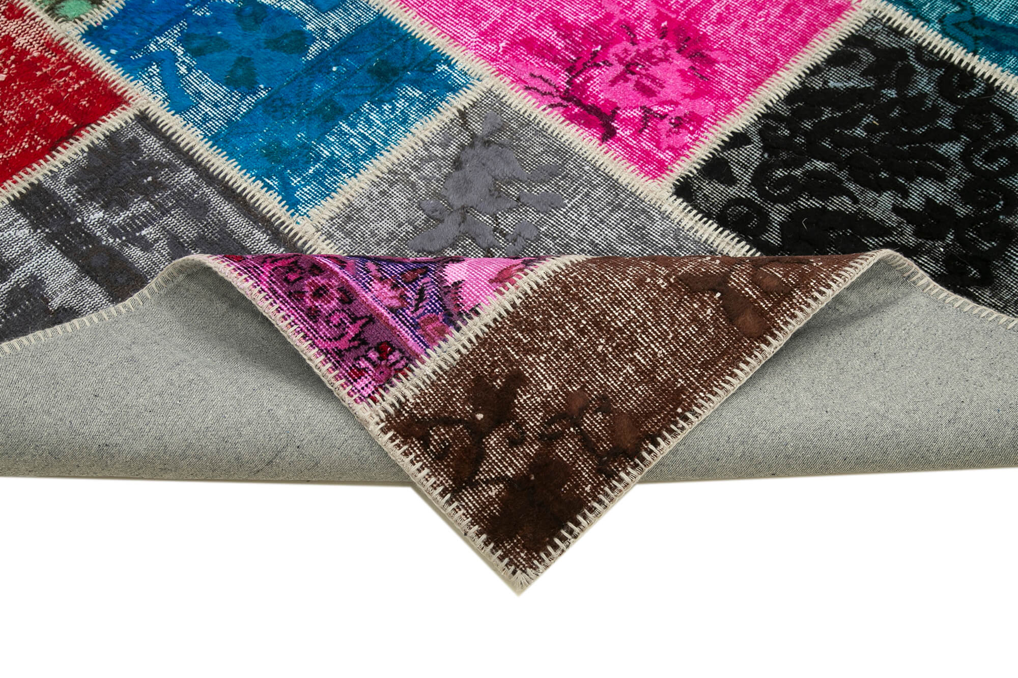7x10 Multicolor Patchwork Rug - 31620