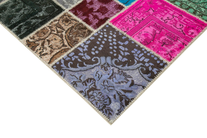 7x10 Multicolor Patchwork Rug - 31624