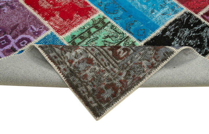 7x10 Multicolor Patchwork Rug - 31624