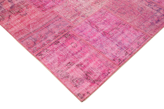 7x10 Pink Patchwork Rug - 31626