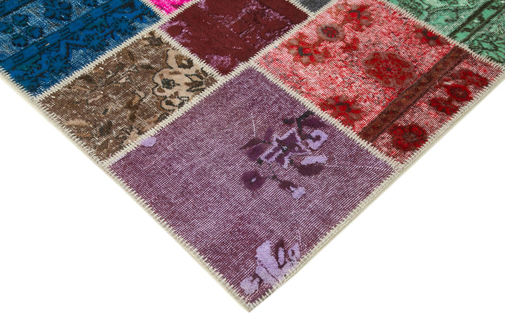 7x10 Multicolor Patchwork Rug - 31629
