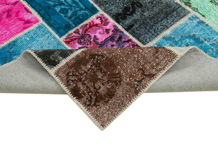 7x10 Multicolor Patchwork Rug - 31629