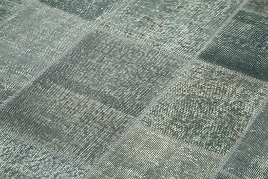 7x10 Grey Patchwork Rug - 31633