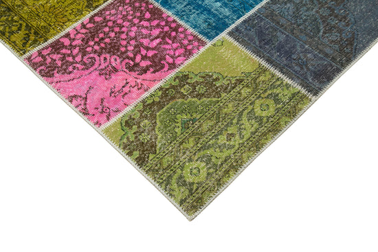 7x10 Multicolor Patchwork Rug - 31651