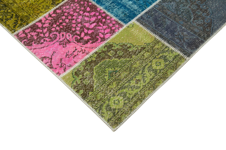 7x10 Multicolor Patchwork Rug - 31651