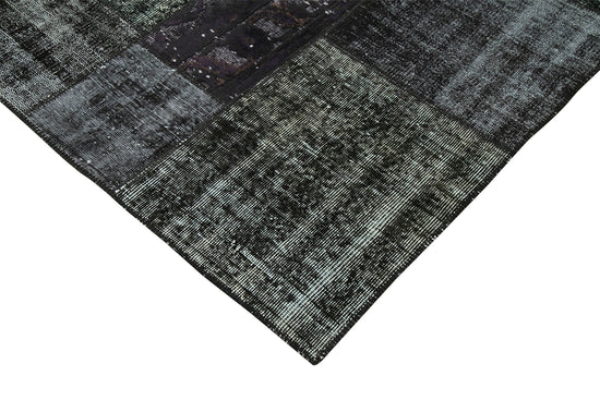 6x10 Black Patchwork Rug - 31663