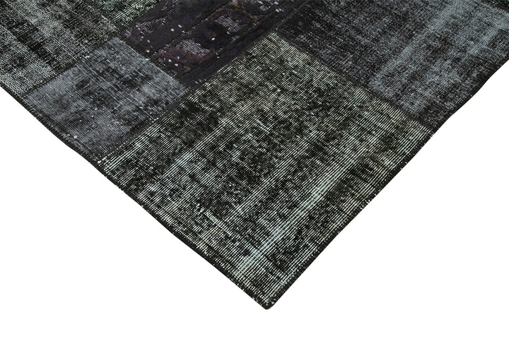 6x10 Black Patchwork Rug - 31663