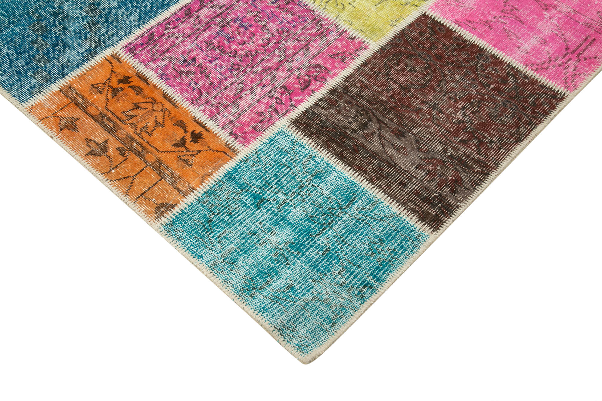 7x10 Multicolor Patchwork Rug - 31669