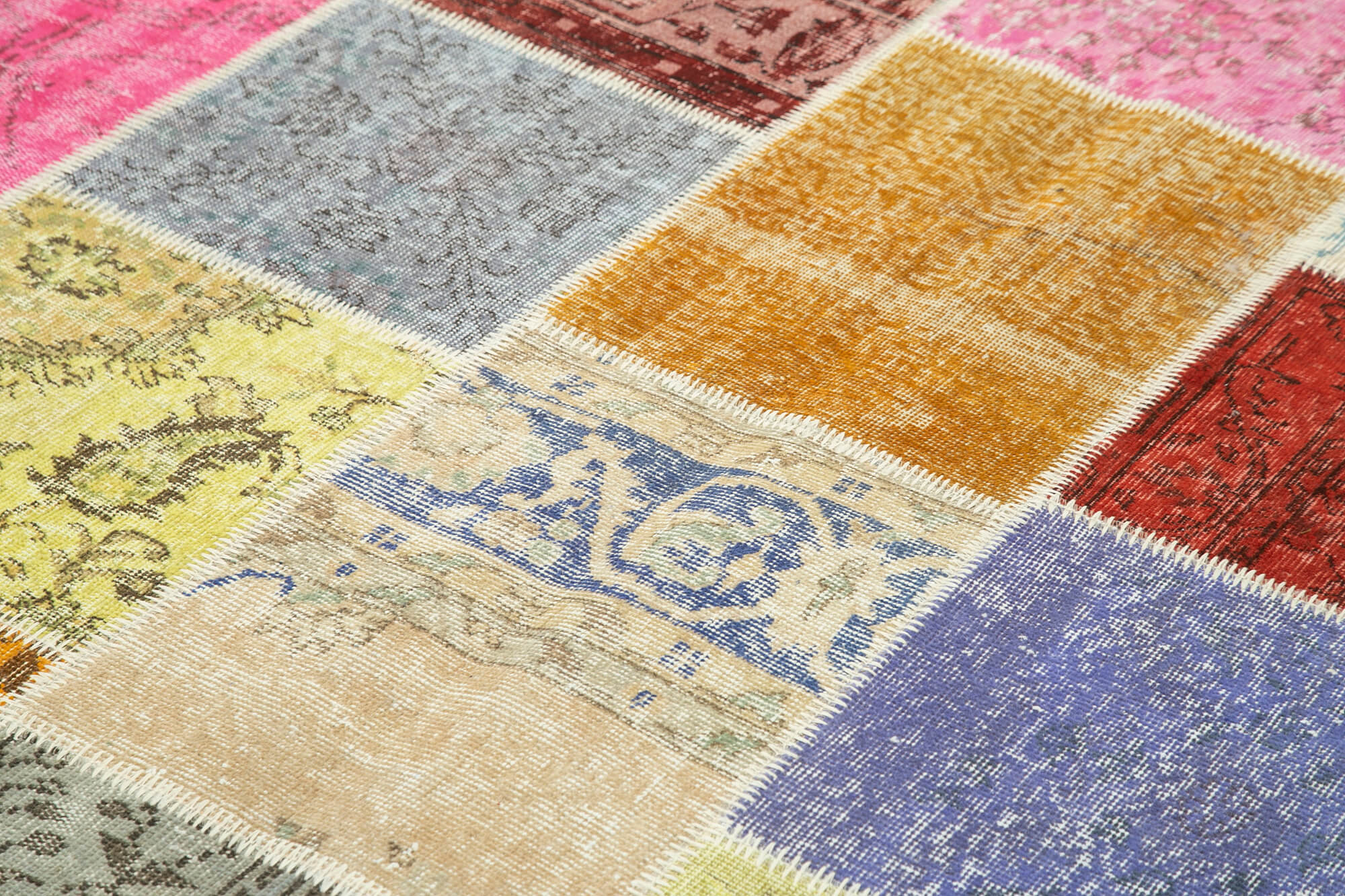 7x10 Multicolor Patchwork Rug - 31669