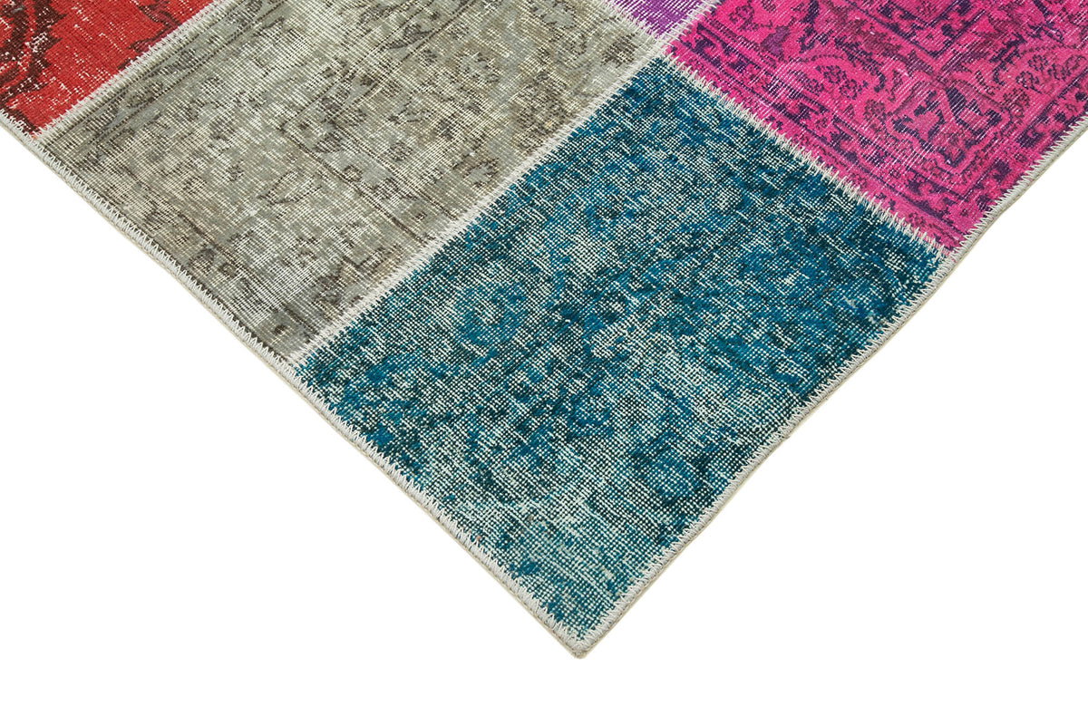 7x10 Multicolor Patchwork Rug - 31674