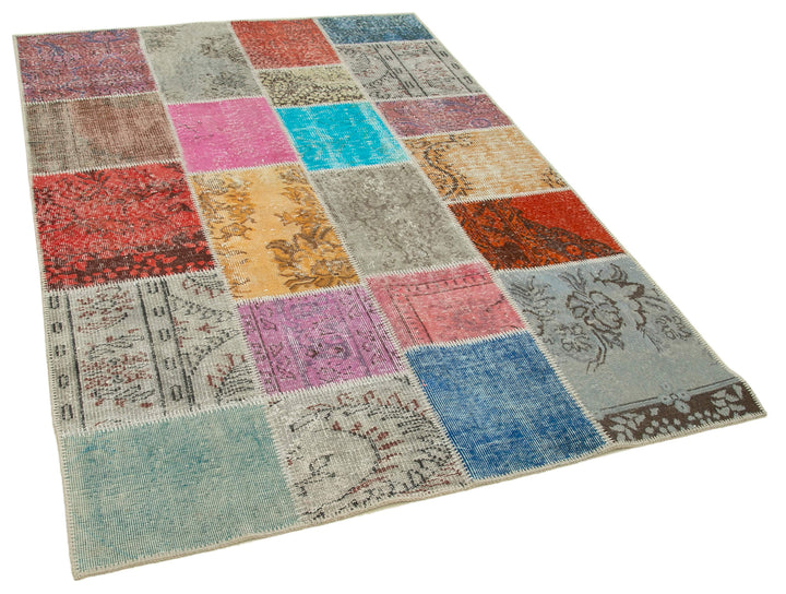 5x7 Multicolor Patchwork Rug - 31684
