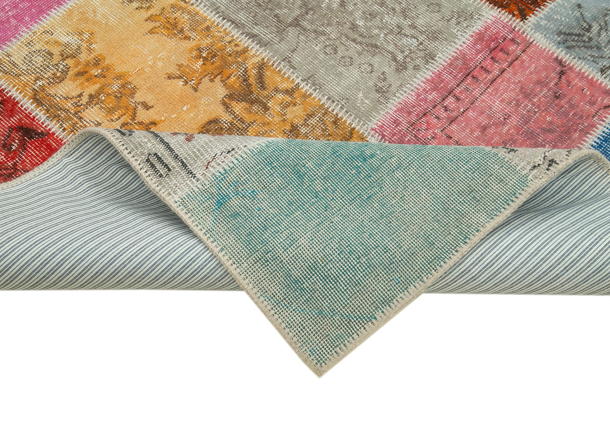 5x7 Multicolor Patchwork Rug - 31684