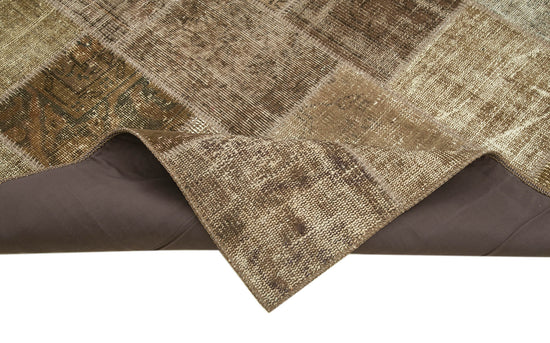 5x7 Brown Patchwork Rug - 31703