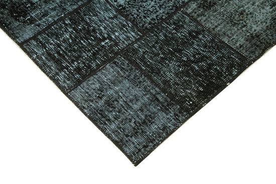 5x7 Black Patchwork Rug - 31709