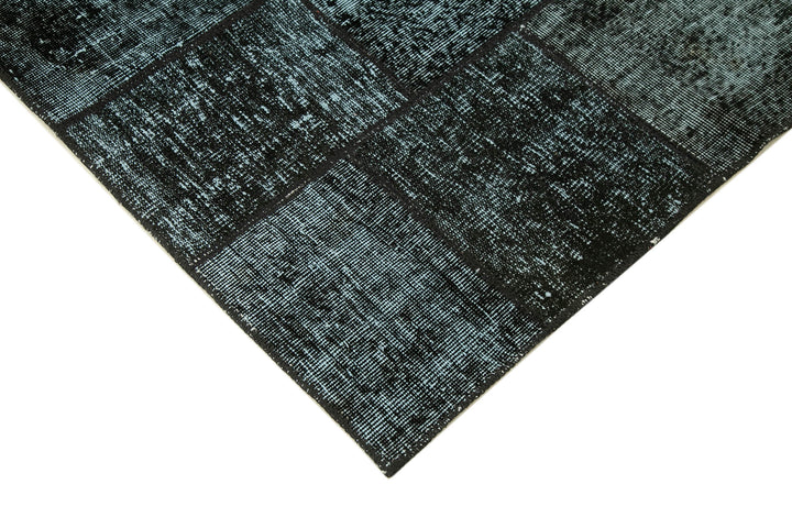 5x7 Black Patchwork Rug - 31709
