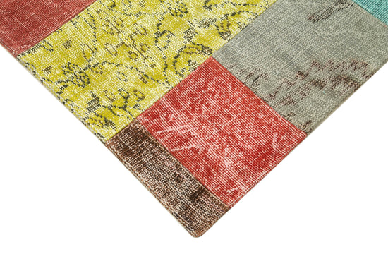 5x7 Multicolor Patchwork Rug - 31714