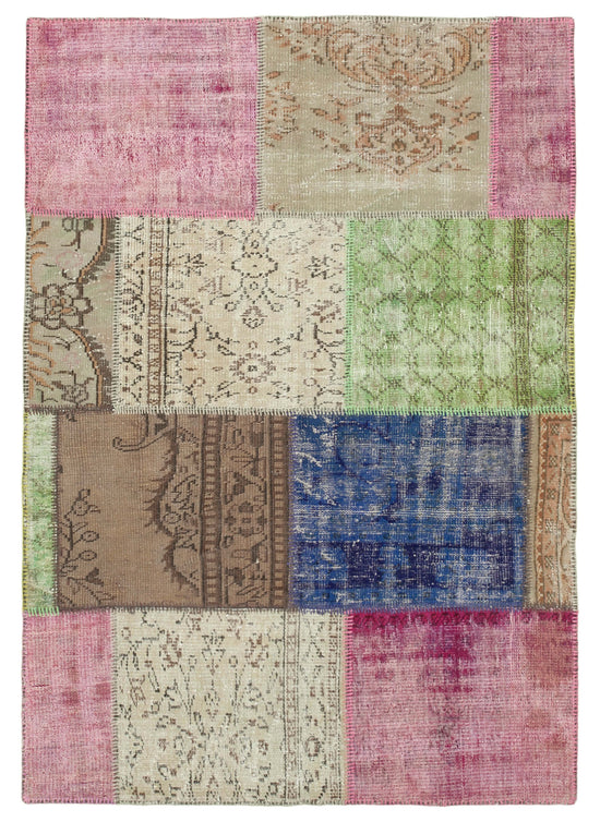 5x7 Multicolor Patchwork Rug - 31715