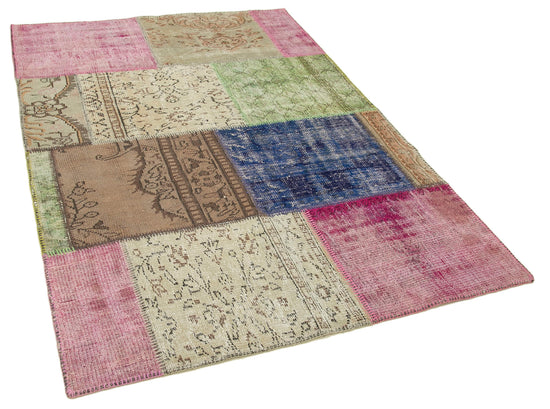 5x7 Multicolor Patchwork Rug - 31715