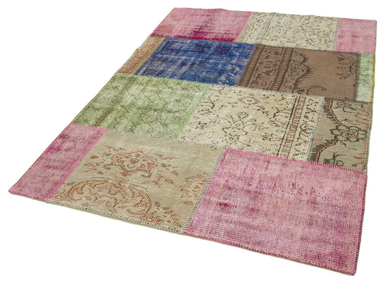 5x7 Multicolor Patchwork Rug - 31715