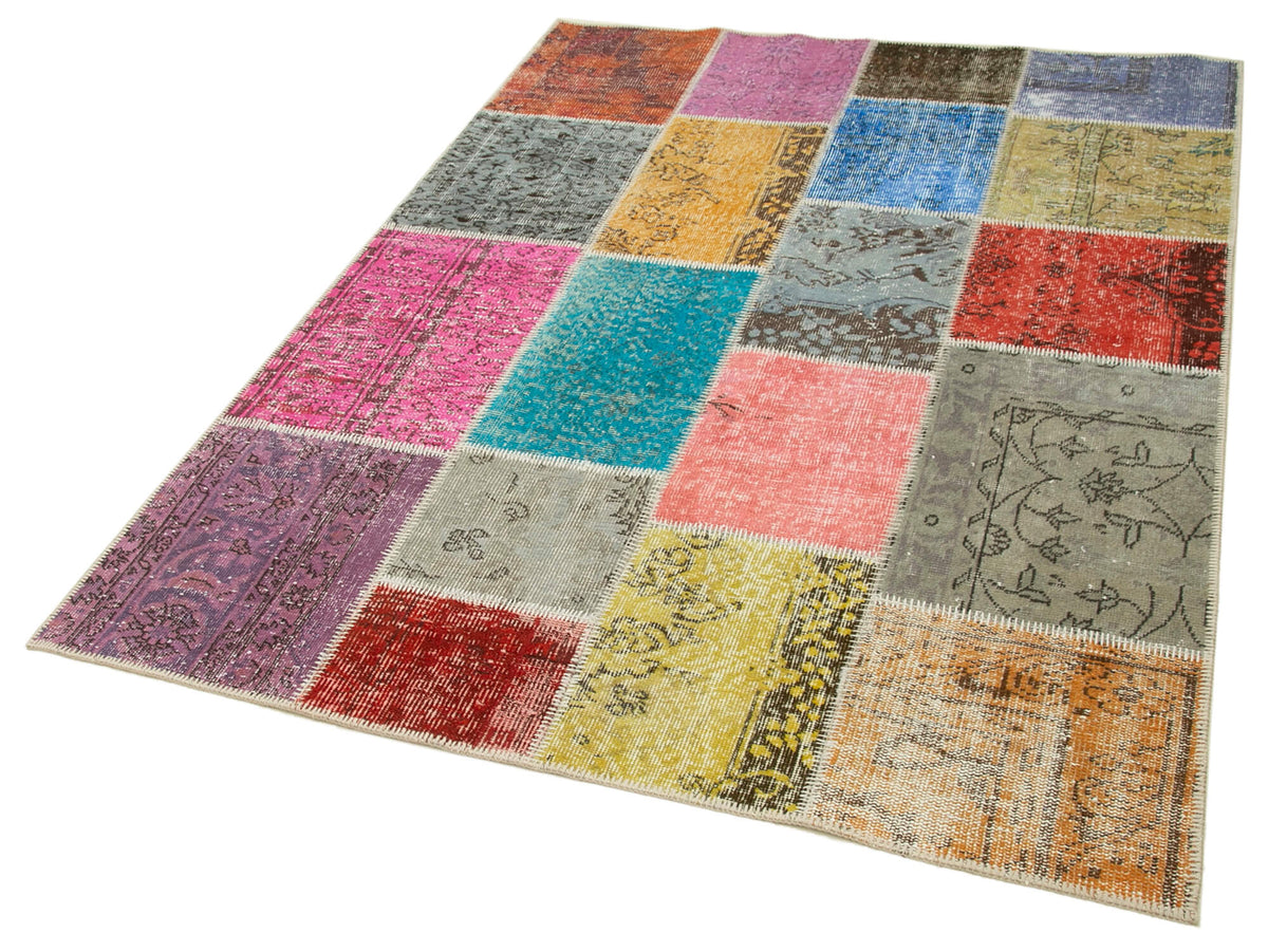 5x6 Multicolor Patchwork Rug - 31718