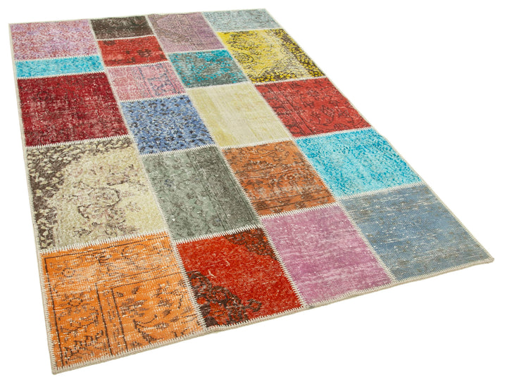 5x7 Multicolor Patchwork Rug - 31719
