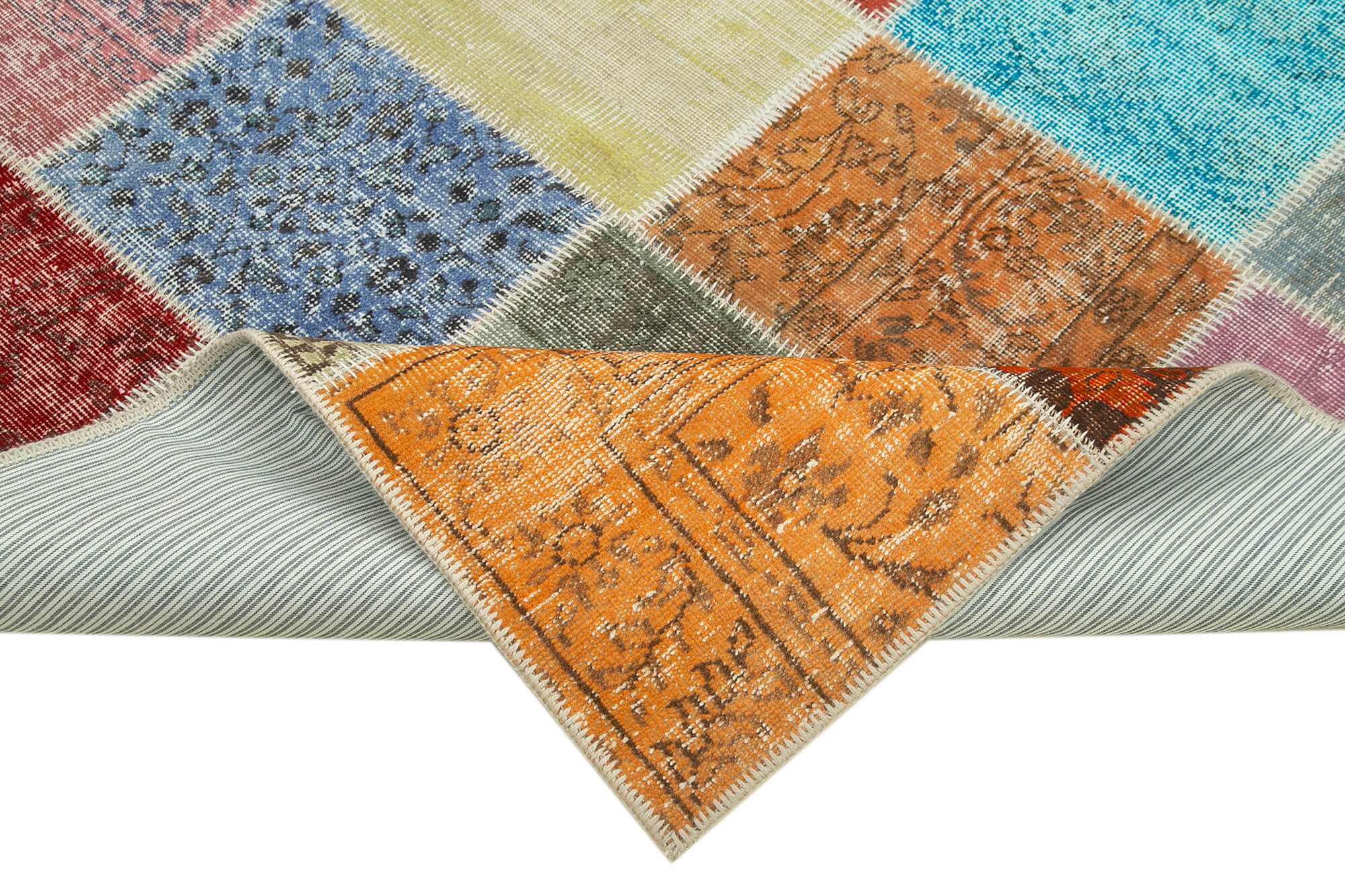 5x7 Multicolor Patchwork Rug - 31719