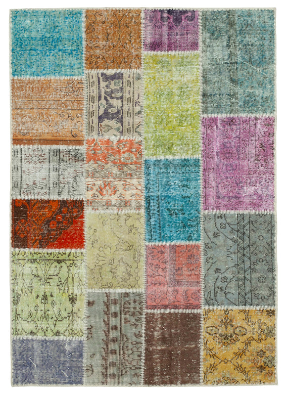5x7 Multicolor Patchwork Rug - 31720