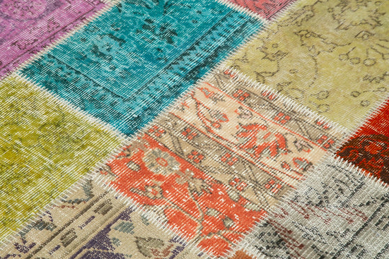 5x7 Multicolor Patchwork Rug - 31720