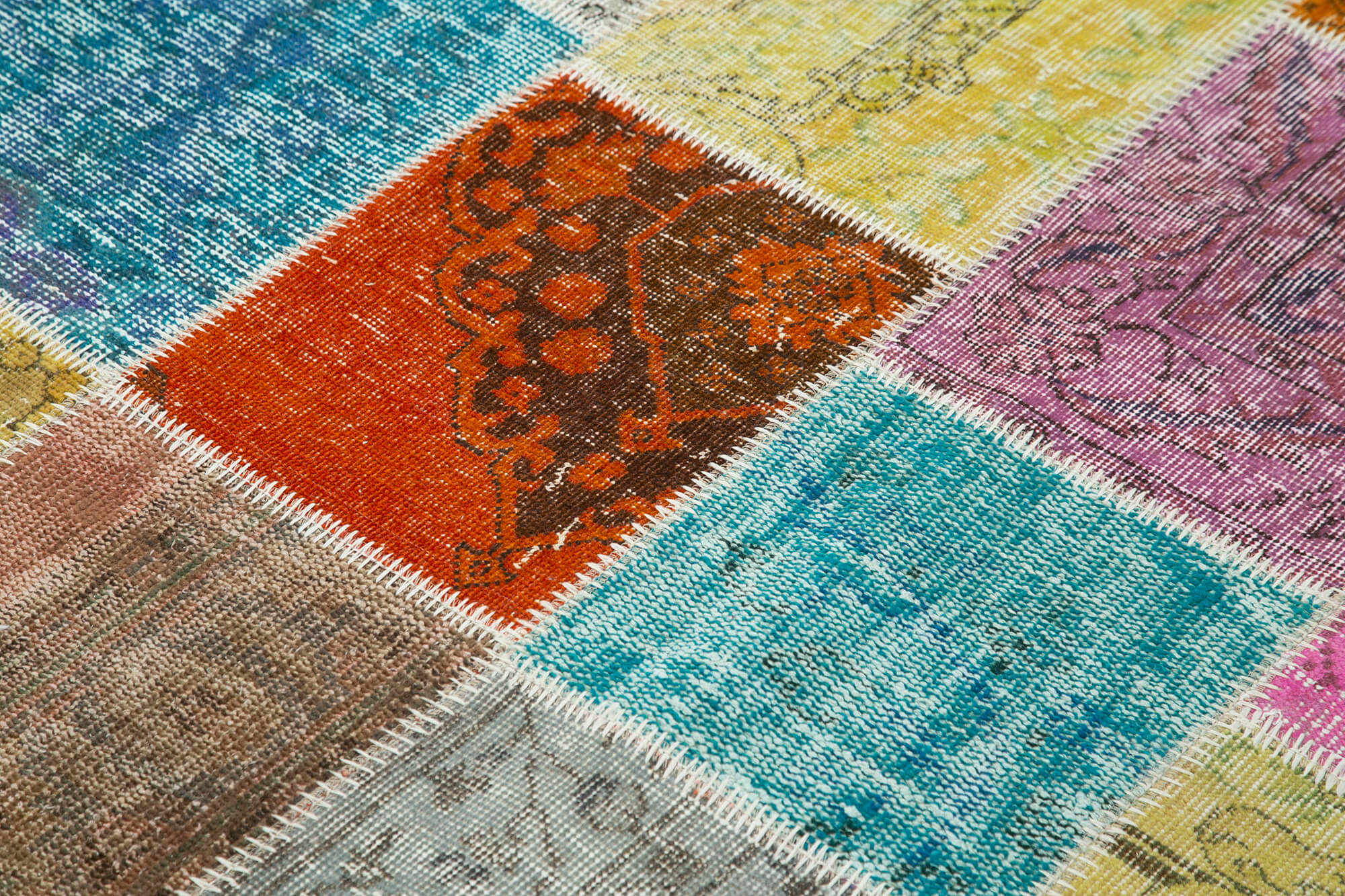 5x6 Multicolor Patchwork Rug - 31745