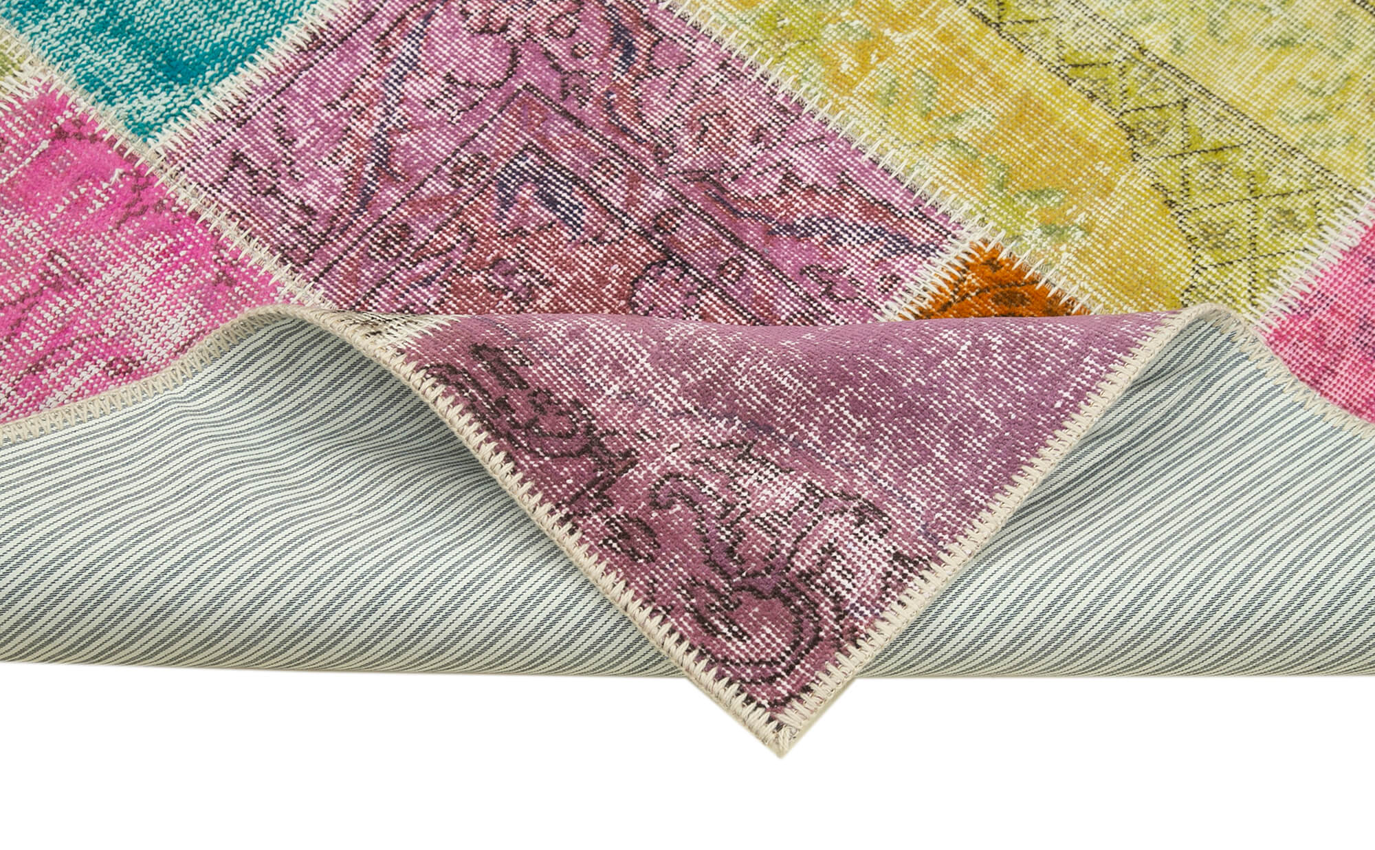 5x6 Multicolor Patchwork Rug - 31745