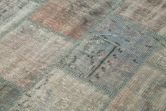 4x7 Grey Patchwork Rug - 31748