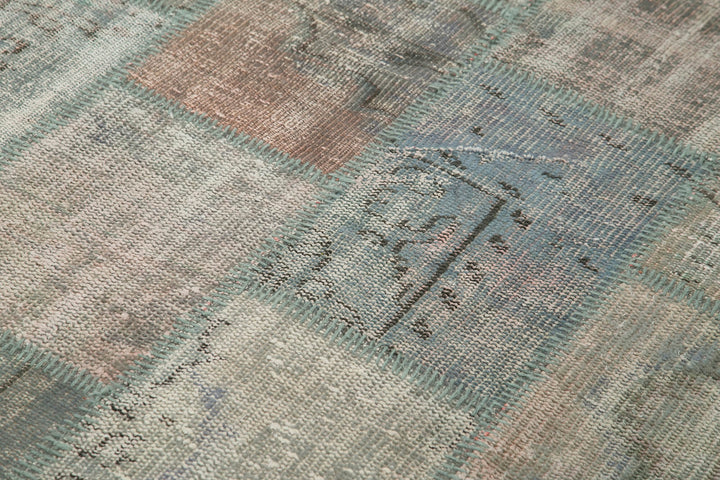 4x7 Grey Patchwork Rug - 31748