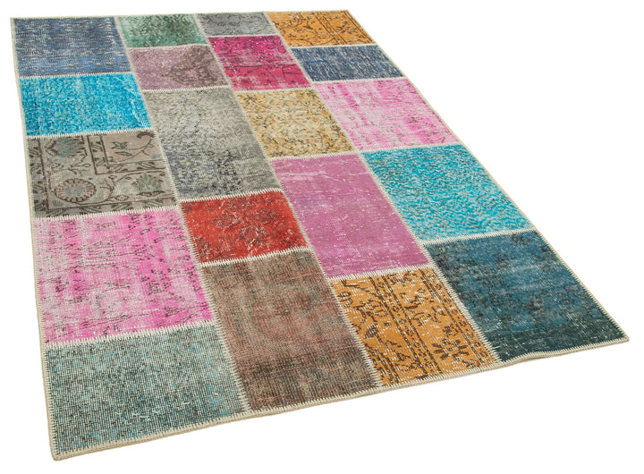 5x7 Multicolor Patchwork Rug - 31755