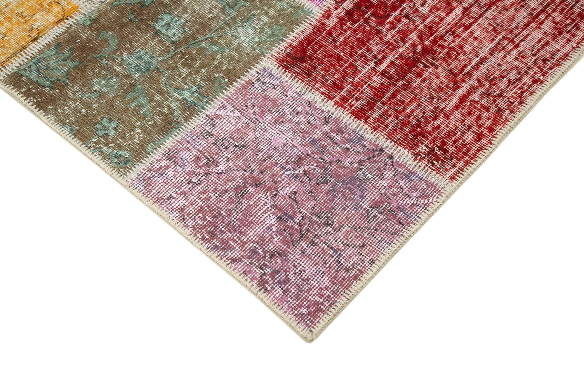 5x7 Multicolor Patchwork Rug - 31766