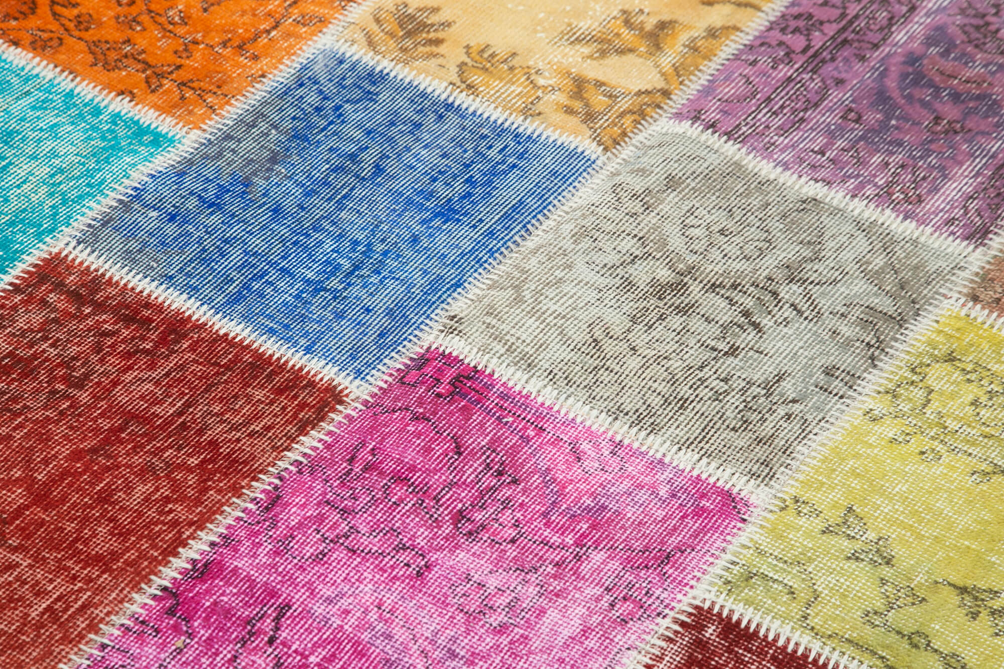5x7 Multicolor Patchwork Rug - 31766