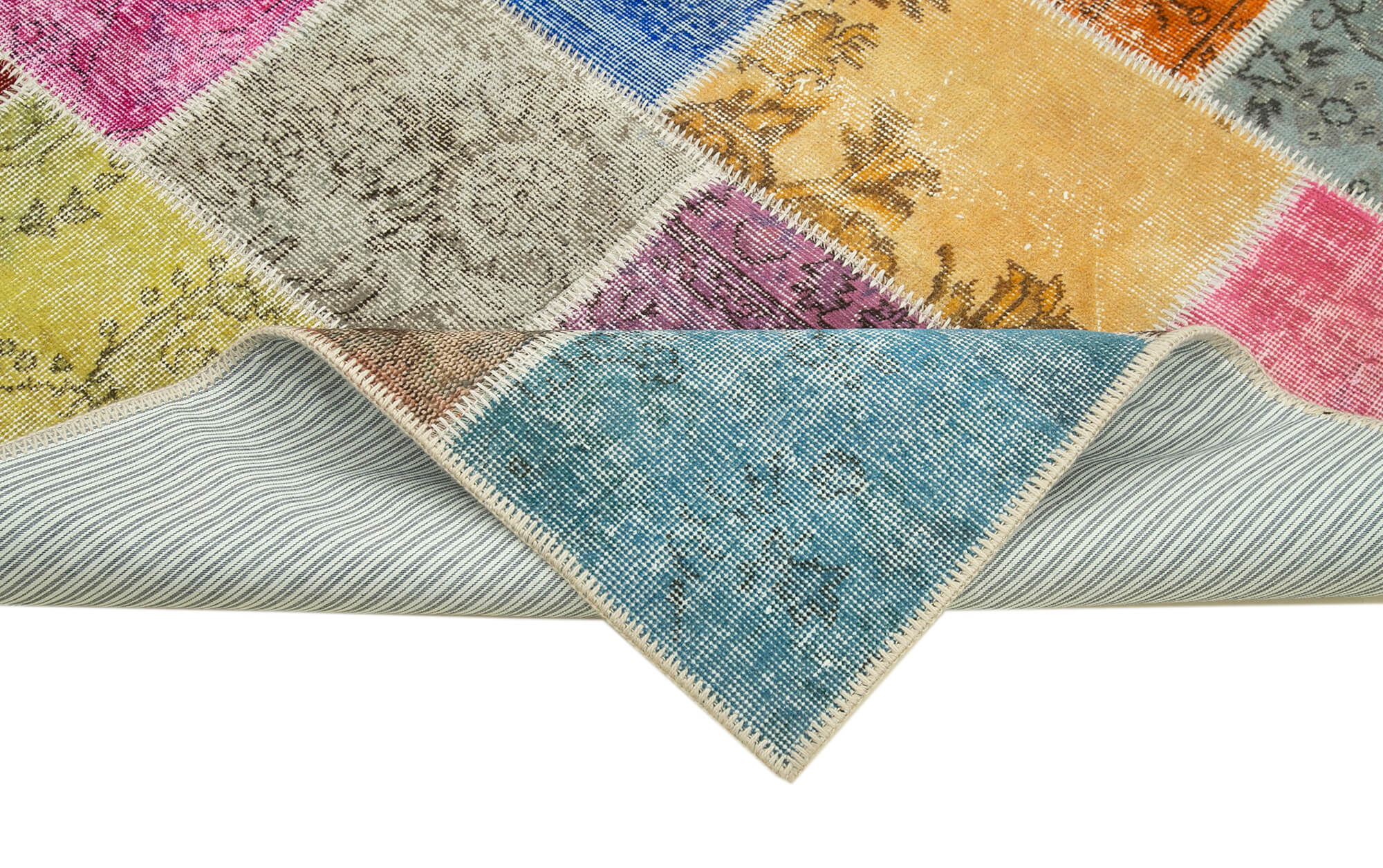 5x7 Multicolor Patchwork Rug - 31766