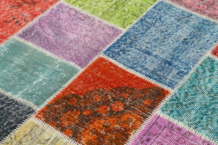 5x7 Multicolor Patchwork Rug - 31767