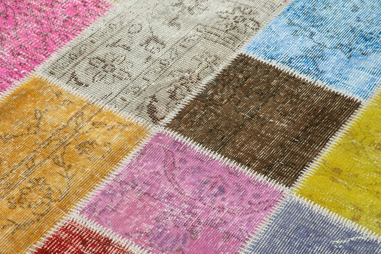 5x7 Multicolor Patchwork Rug - 31768