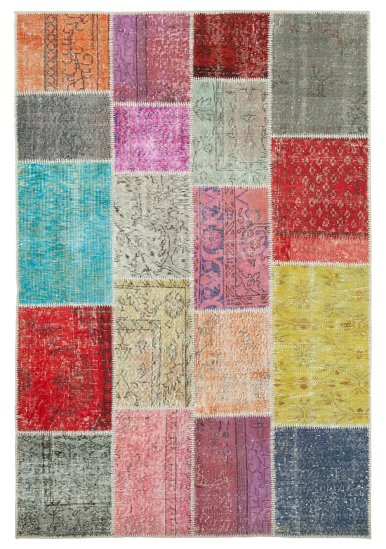 5x7 Multicolor Patchwork Rug - 31769