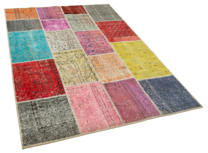 5x7 Multicolor Patchwork Rug - 31769