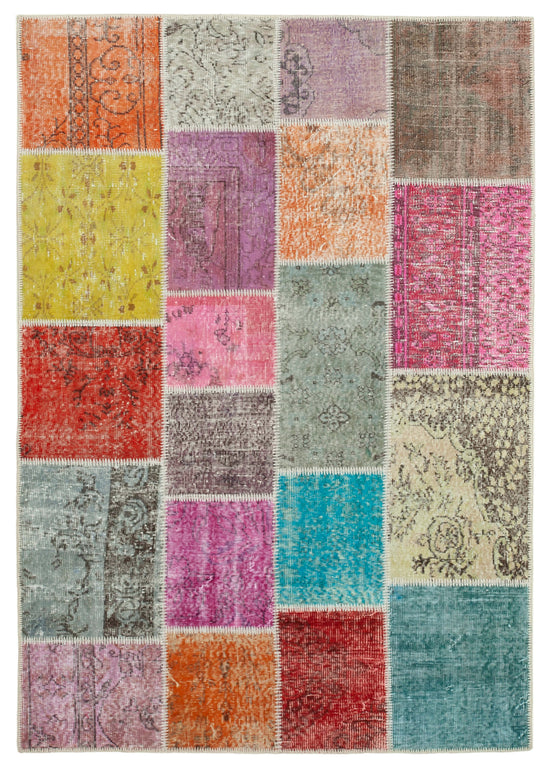 5x7 Multicolor Patchwork Rug - 31771